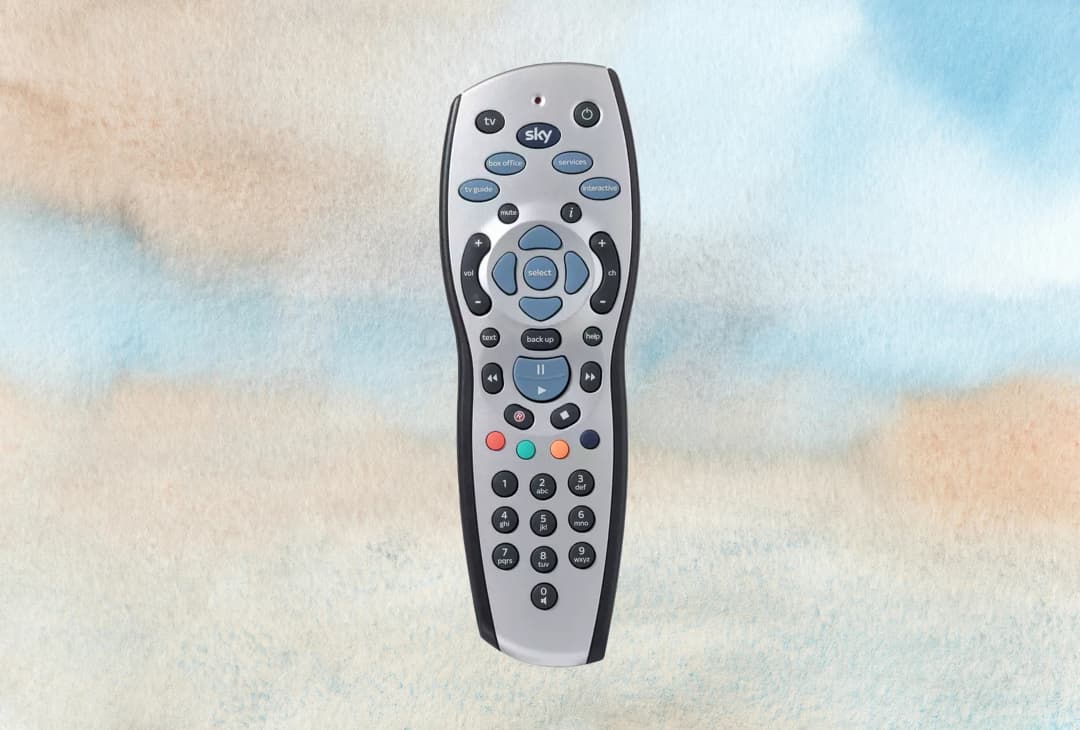 A TV remote sent in instead of a phone for recycling