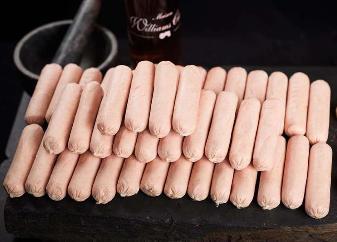A sausage sent in instead of a phone for recycling
